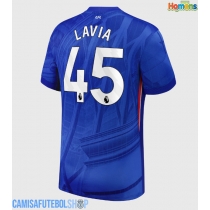 Camisa de time de futebol Chelsea Romeo Lavia #45 Replicas 1º Equipamento 2025-26 Manga Curta